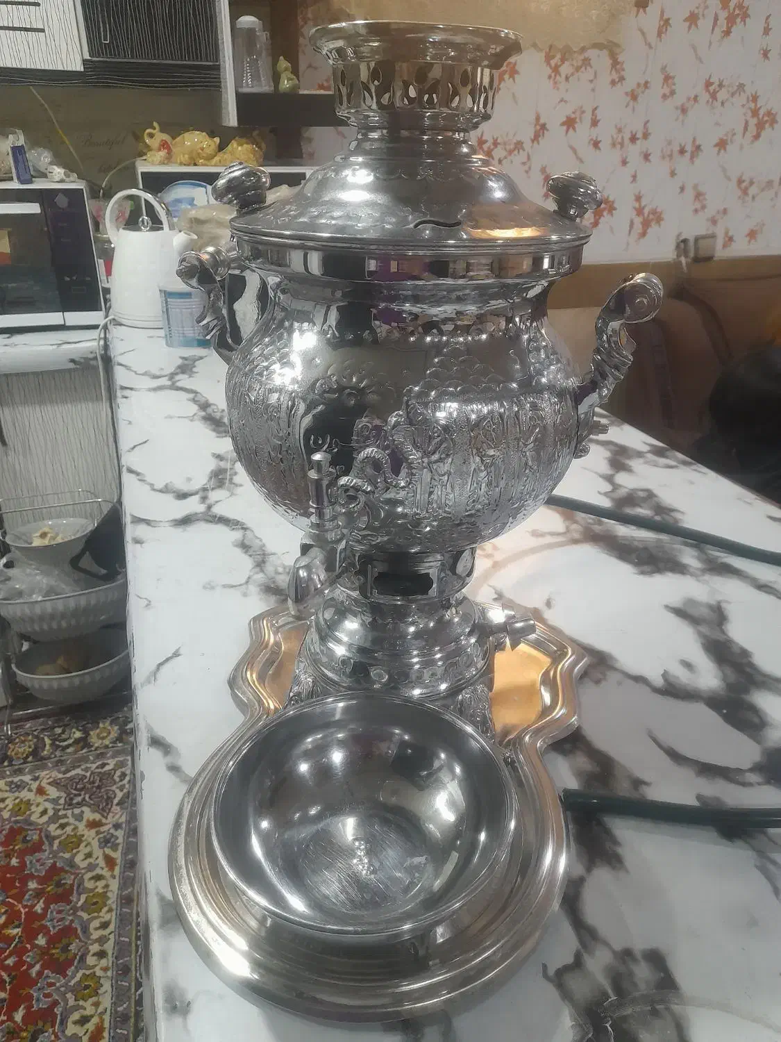 سماور گازی|سماور، چای‌ساز، قهوه‌ساز|خمینی‌شهر, |دیوار