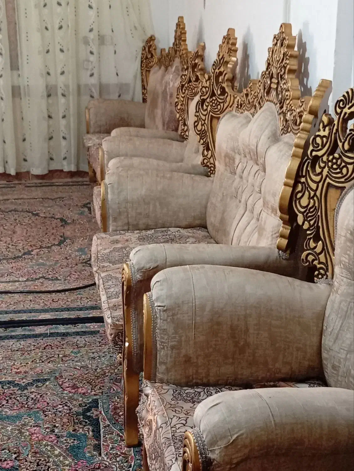 مبل سلطنتی|مبلمان خانگی و میز عسلی|کرمان, |دیوار