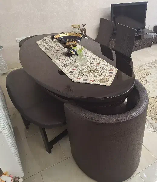 میز ناهارخوری 8 نفره|میز و صندلی غذاخوری|رشت, گلباغ نماز|دیوار