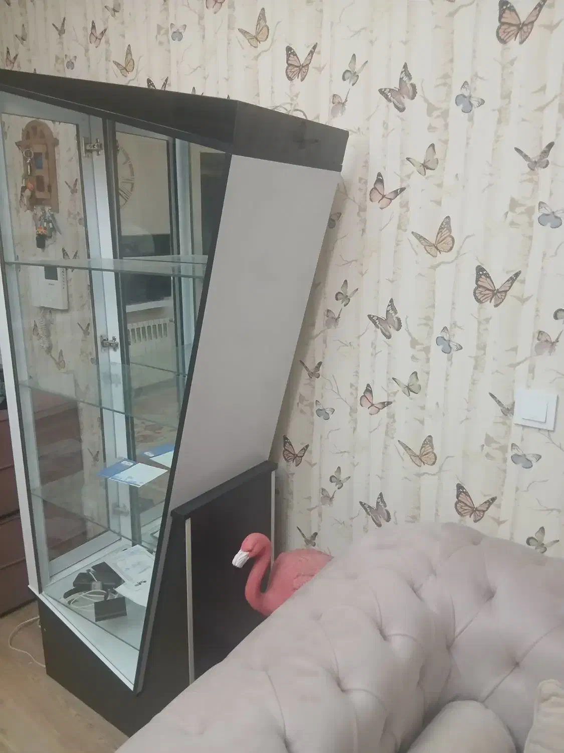 ویترین 2 رنگ mdf|بوفه، ویترین، کنسول|تهران, شهرک یاس|دیوار