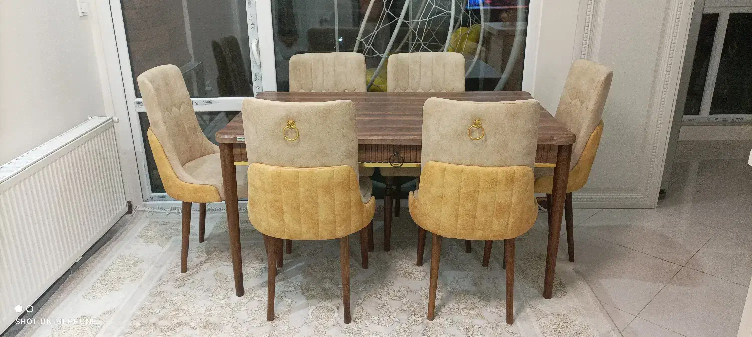 میز نهار خوری ۶نفره|میز و صندلی غذاخوری|تهران, تسلیحات|دیوار