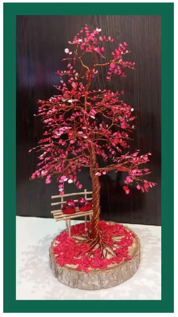 درخت مسی.تزیینی.هدیه.کادویی|صنایع دستی و سایر لوازم تزئینی|مشهد, امیریه|دیوار