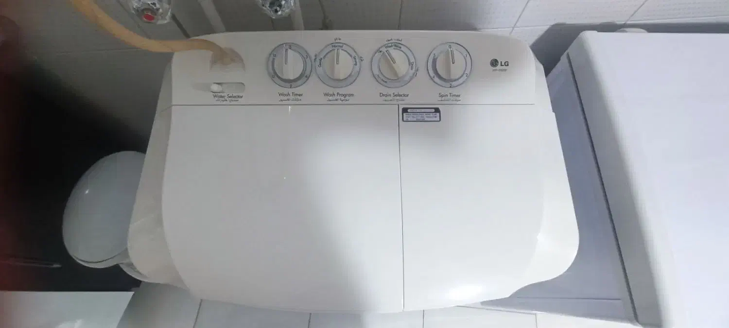 لباسشویی دوقلو ال جی (LG) اصل کره|ماشین لباسشویی و خشککن لباس|آق قلا, |دیوار