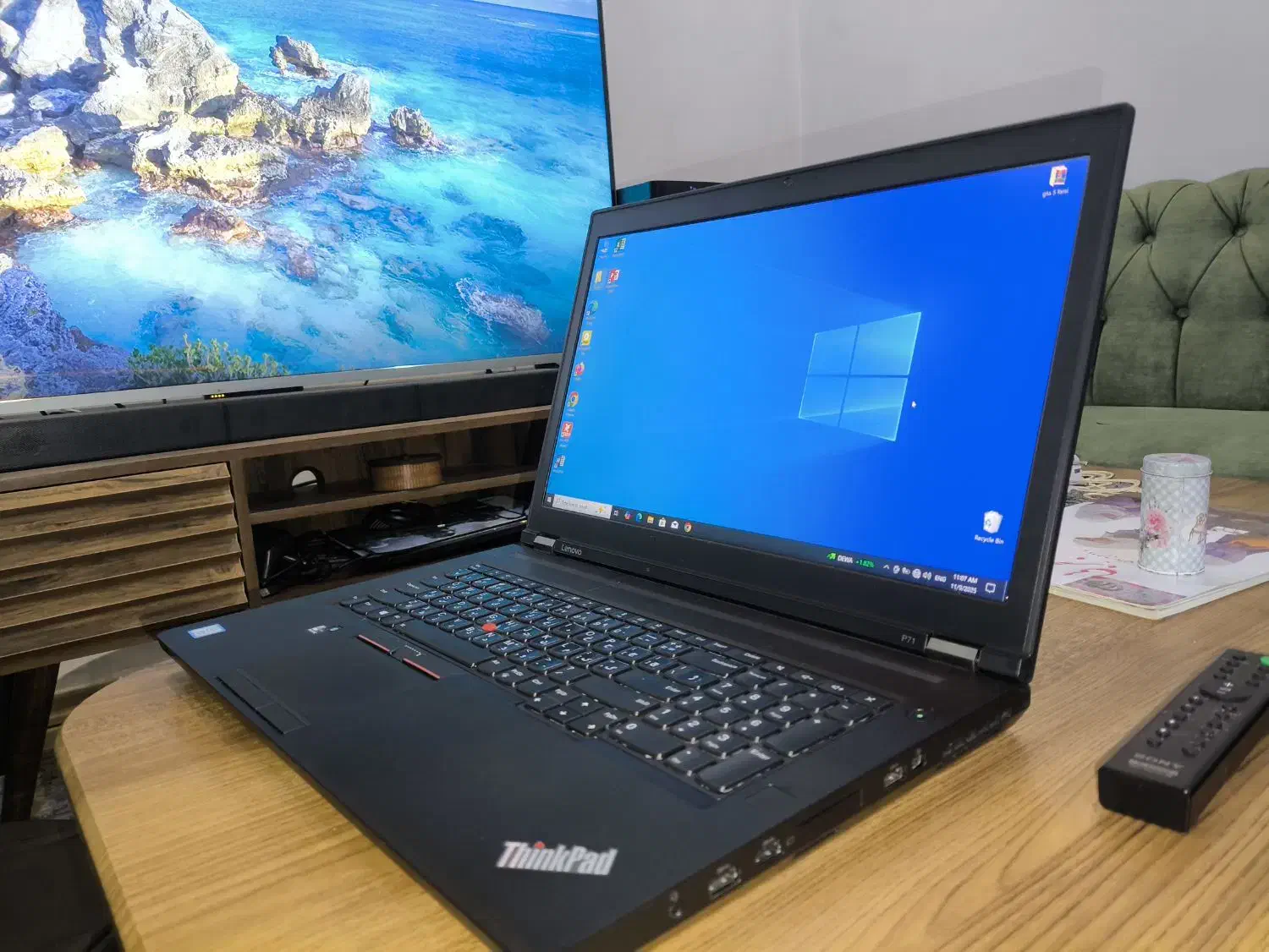 لنوو P71 XEON 4K رم32 گرافیک 8گیگ P4000 گیم مهندسی|رایانه همراه|بجنورد, |دیوار