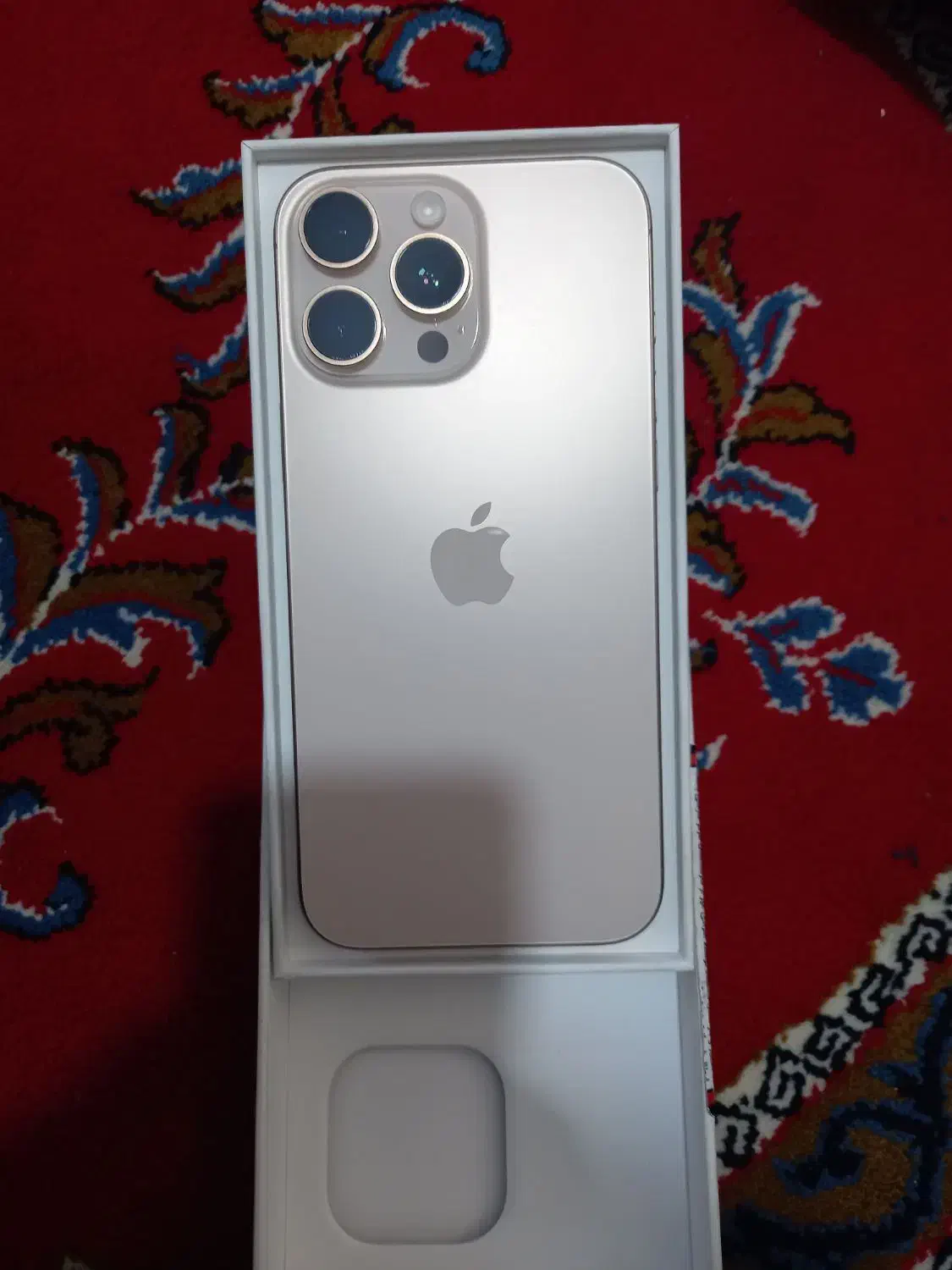 ایفون ۱۶ پرو مکس ۲۵۶ با گارانتی شرکتی باطری۹۷%|موبایل|ساری, |دیوار