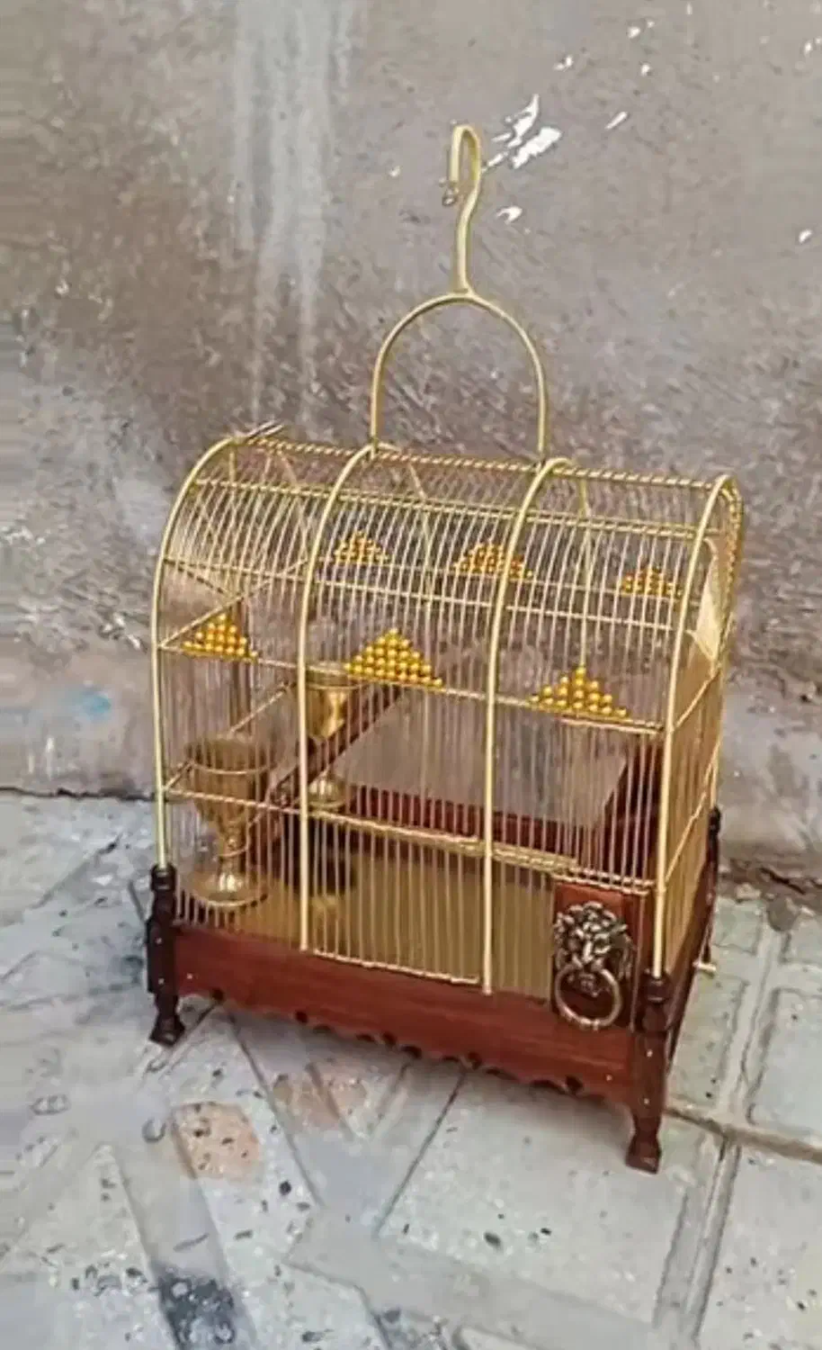 قفس برنجی گنبدی|لوازم جانبی حیوانات|تهران, بیسیم|دیوار