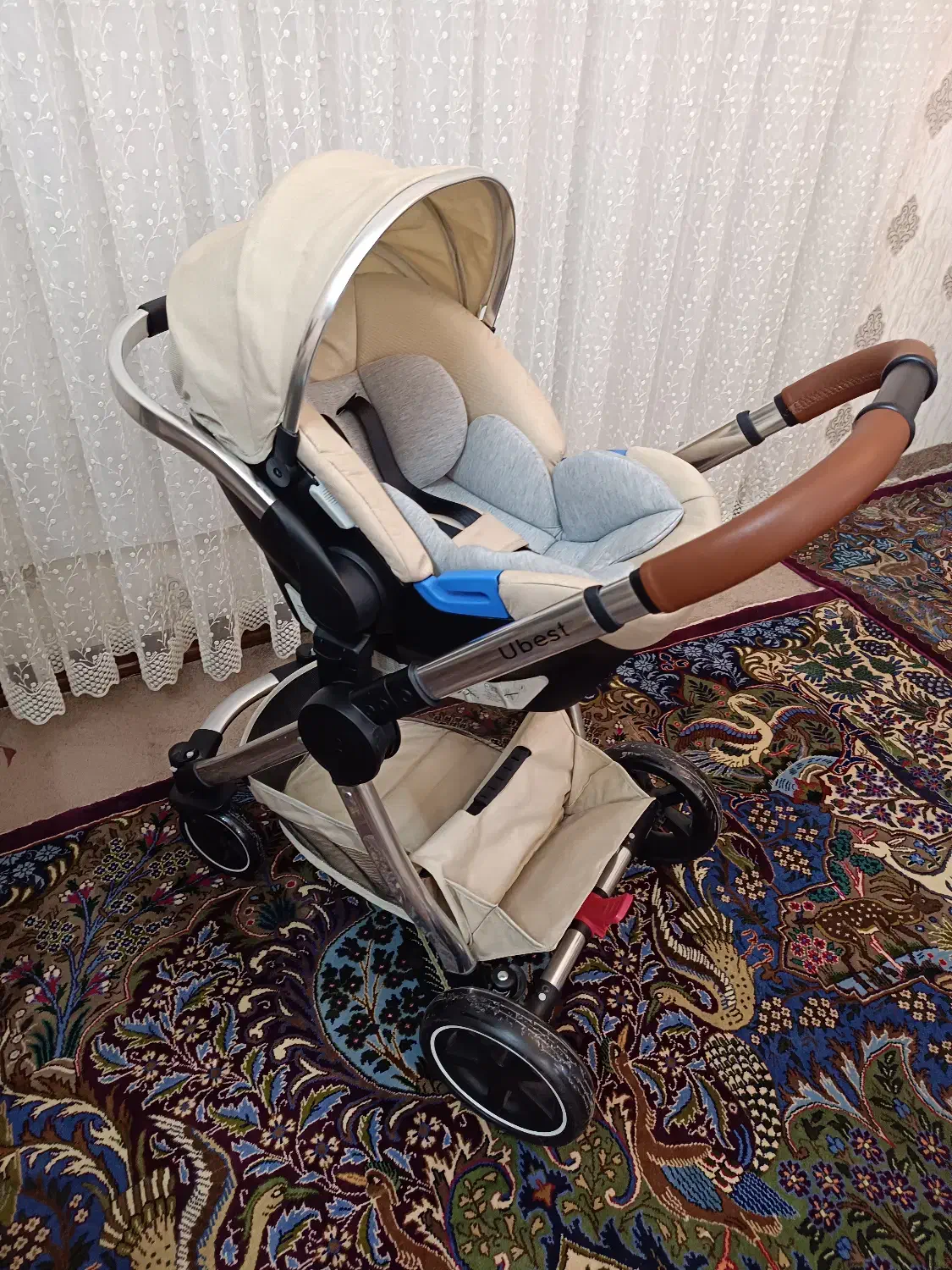 کالسکه کودک ببکو مدل ubest و صندلی غذا برند زویه|کالسکه و لوازم جانبی|زنجان, |دیوار