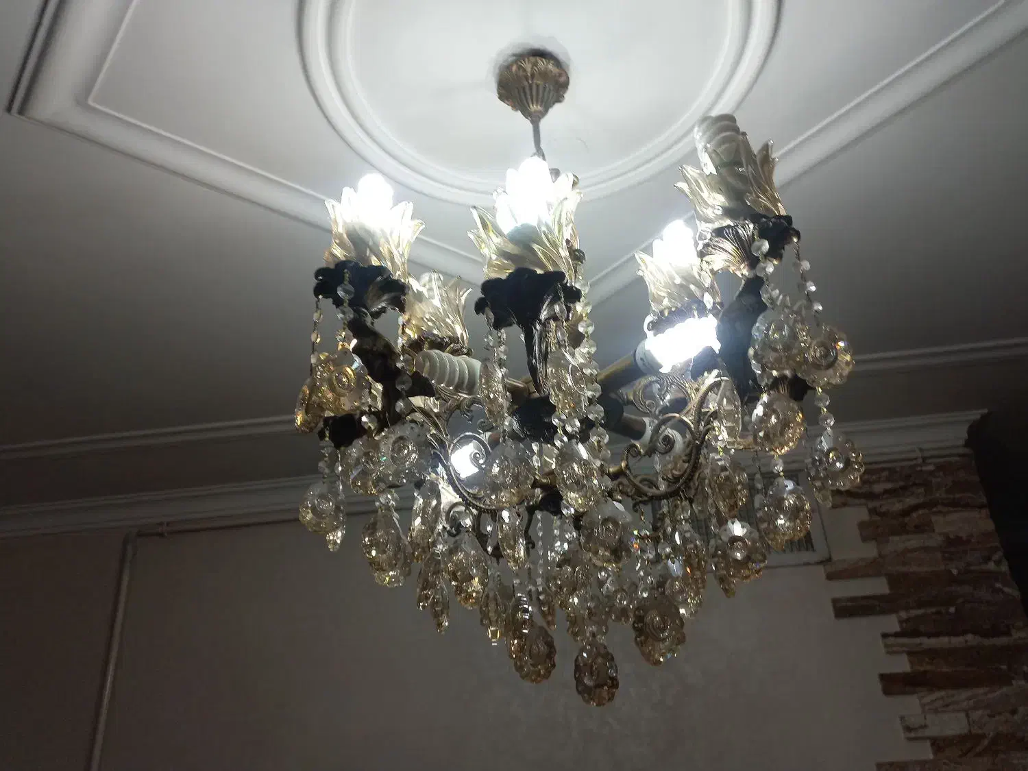 ۳ تا لوستر ۱۶ لامپه|لوستر و چراغ آویز|همدان, |دیوار