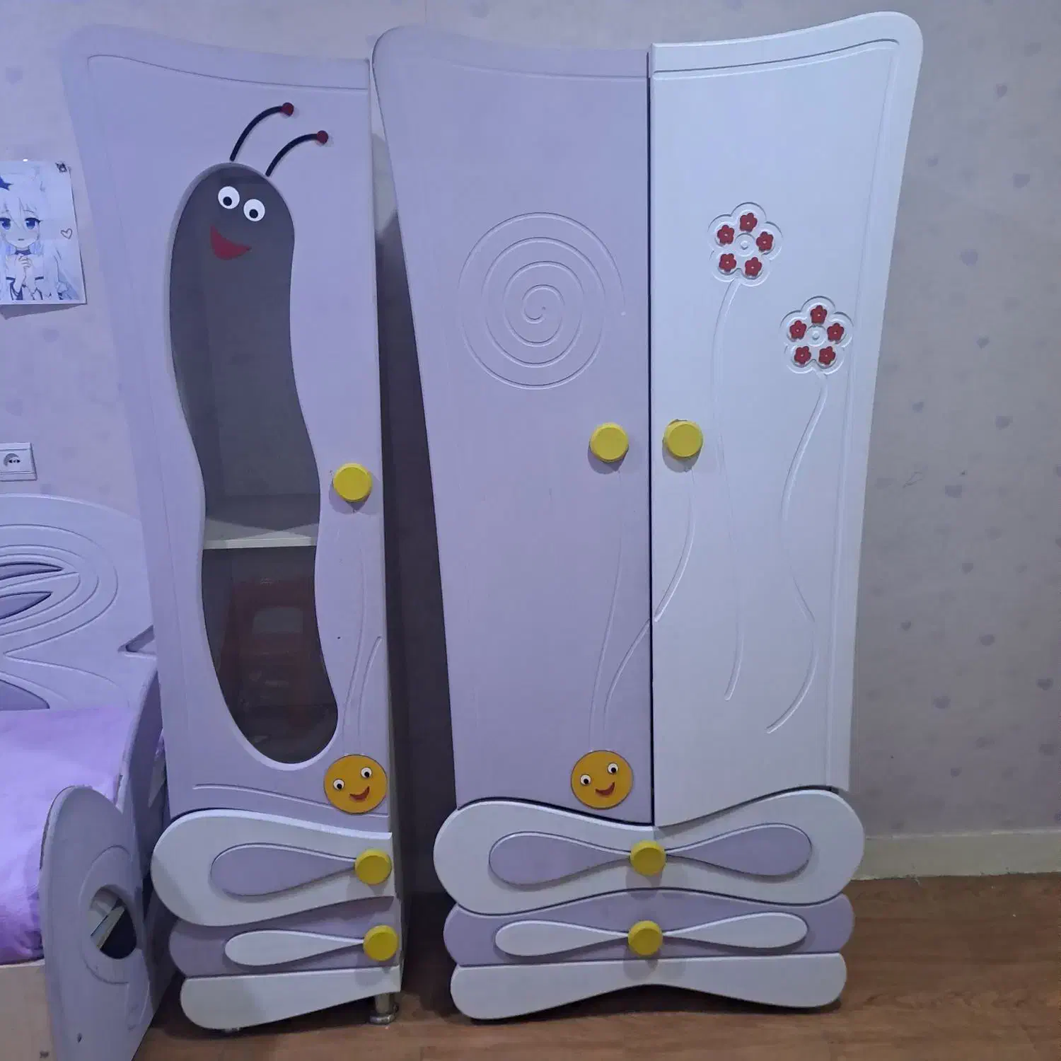 تخت ، کمد ، بوفه|تخت و سرویس خواب|اندیمشک, |دیوار