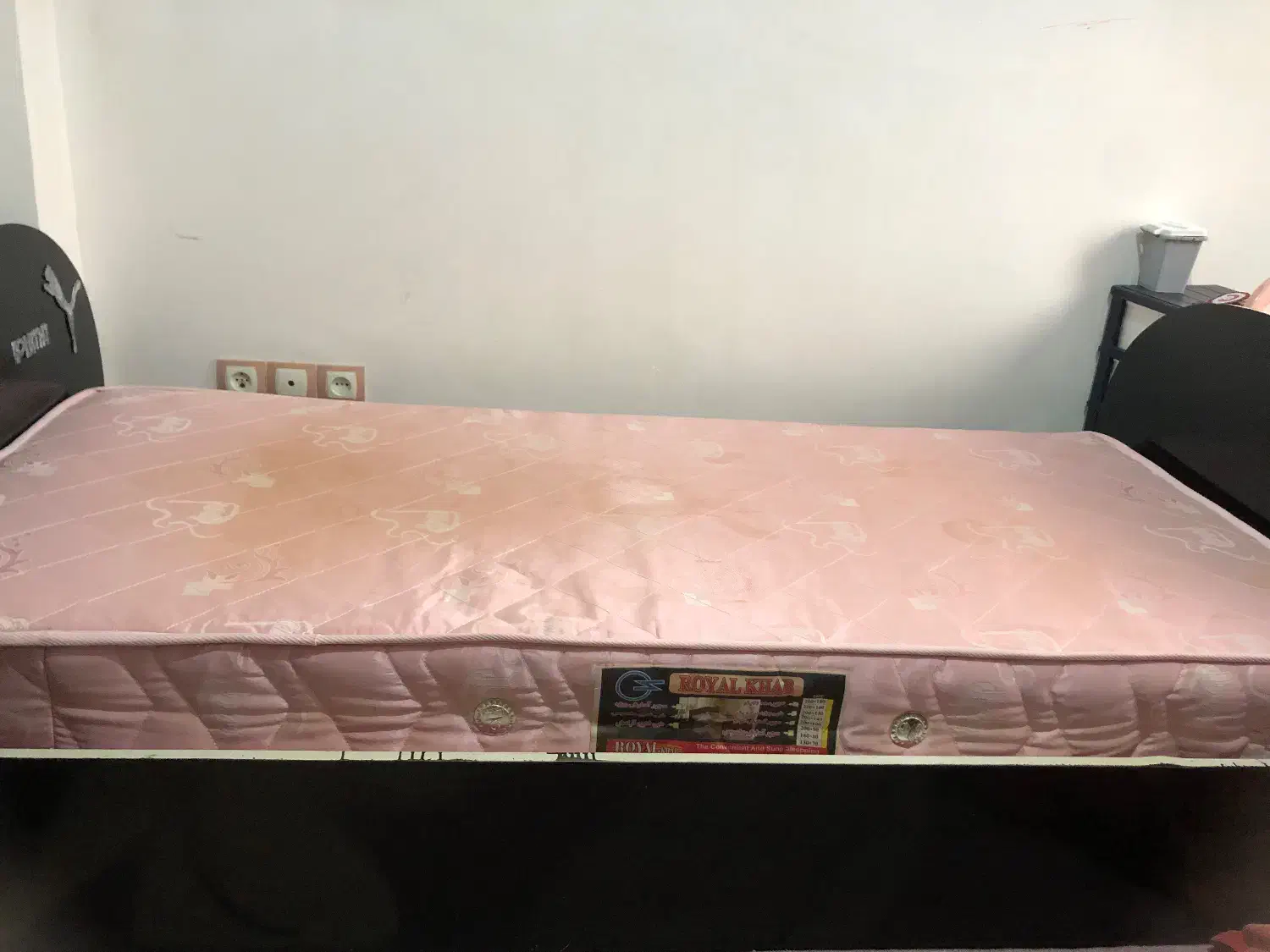 فروش تخت یه نفره همراه با تشک فوری|تشک تختخواب|رودسر, |دیوار