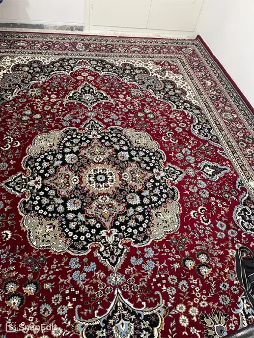 یک تخته فرش ۱۲ متری کسری یزد|فرش|گرگان, |دیوار