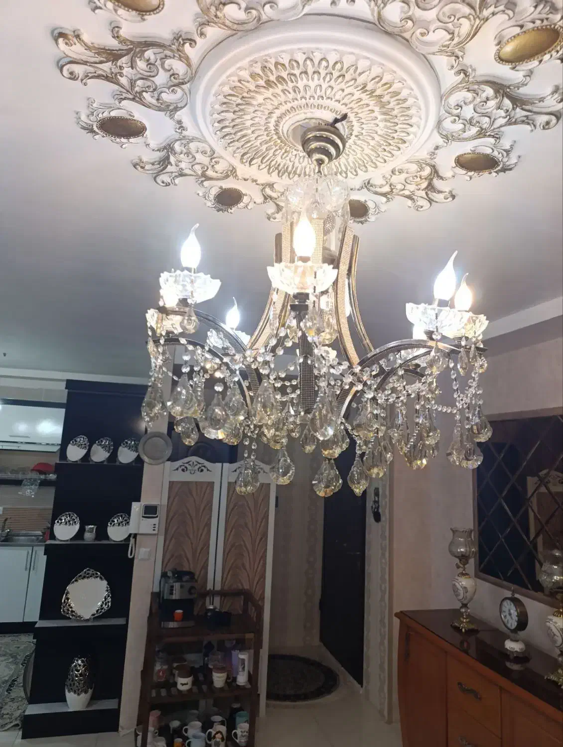 لوستر|لوستر و چراغ آویز|اردبیل, |دیوار