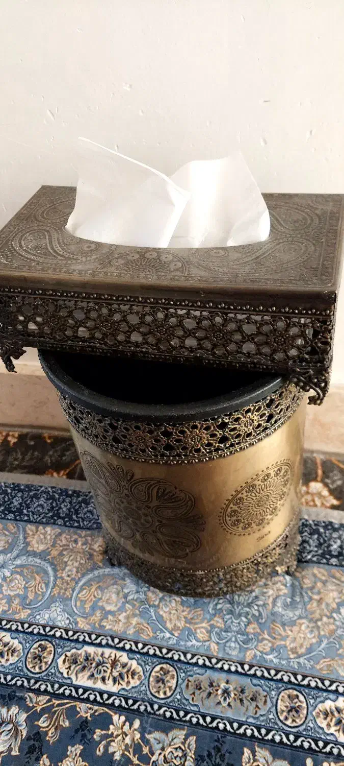 سطل وجادستمال کاغذی ولوستر|حراج|کهک, |دیوار