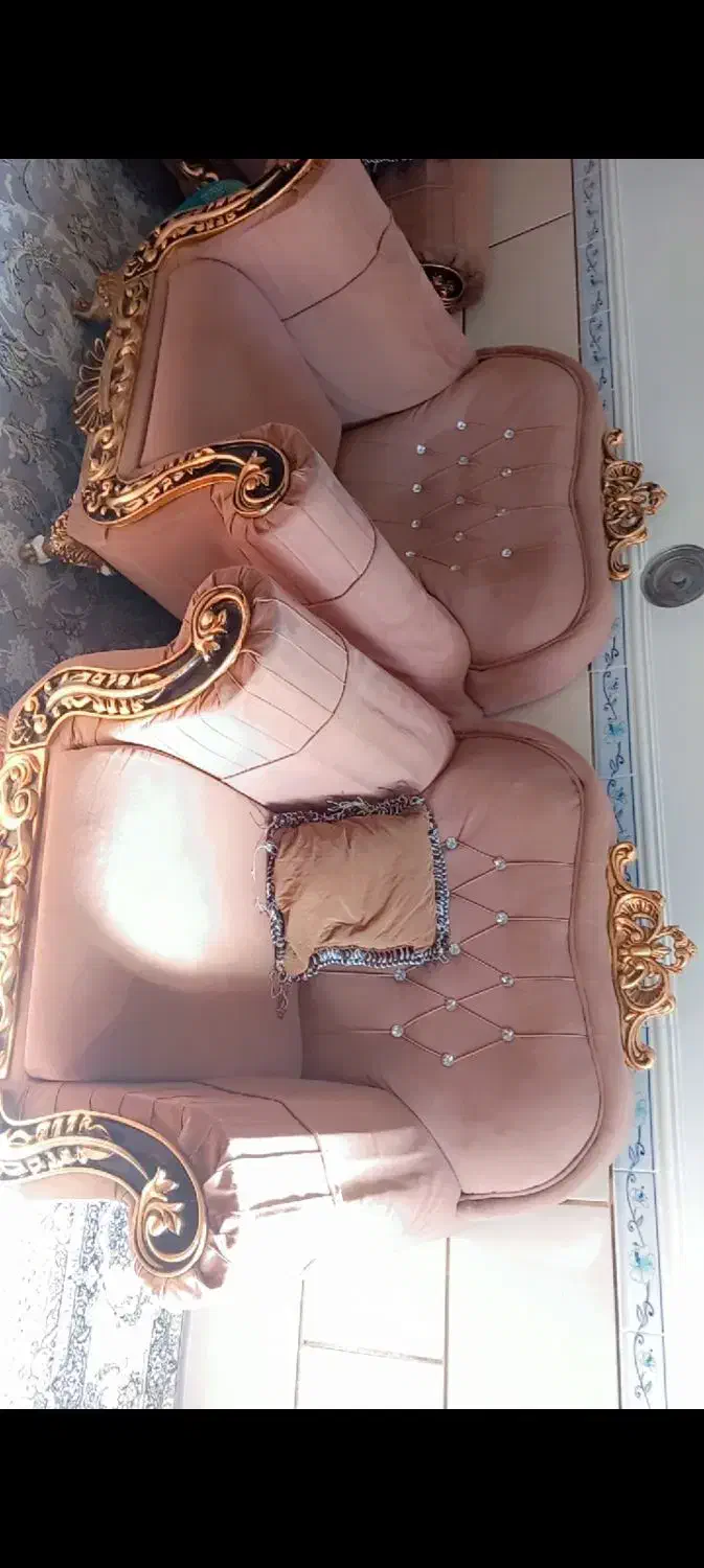 مبل سلطنتی|مبلمان خانگی و میز عسلی|شیراز, شهدای شهرک سعدی|دیوار