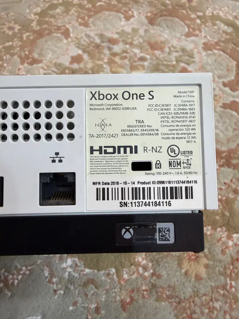 ایکس باکس وان اس، یک ترابایت Xbox One S|کنسول، بازی ویدئویی و آنلاین|لاهیجان, گلستان|دیوار