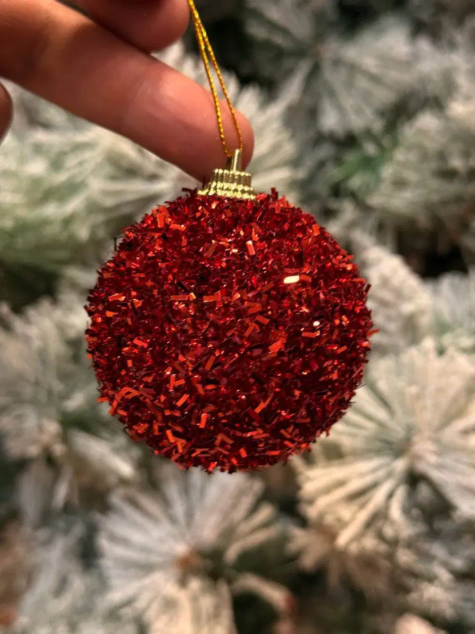 گوی تزئینات (مدل تکی) درخت کریسمس|صنایع دستی و سایر لوازم تزئینی|اصفهان, جلفا|دیوار