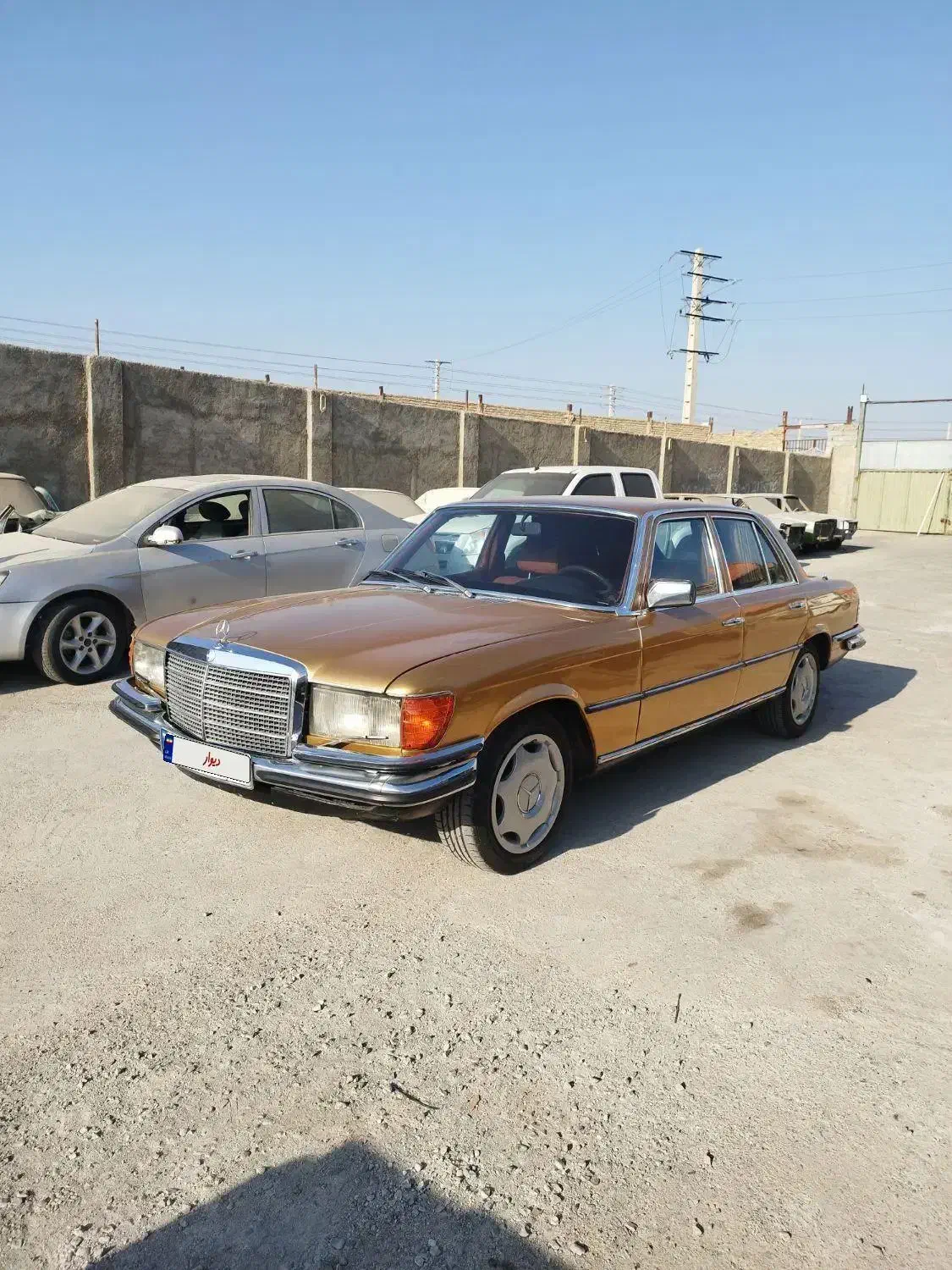 بنز 280s 1976 طلایی بازسازی شده صفر تا صد|خودرو کلاسیک|باغستان, |دیوار