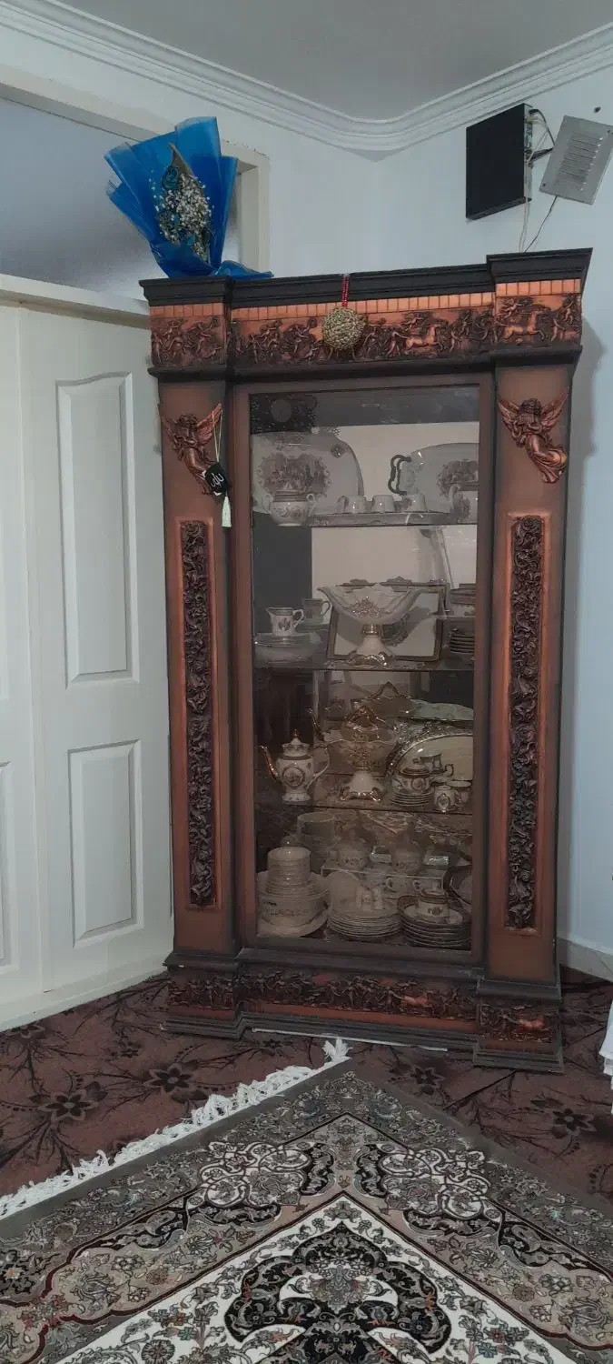 بوفه چوبی|بوفه، ویترین، کنسول|مرند, |دیوار