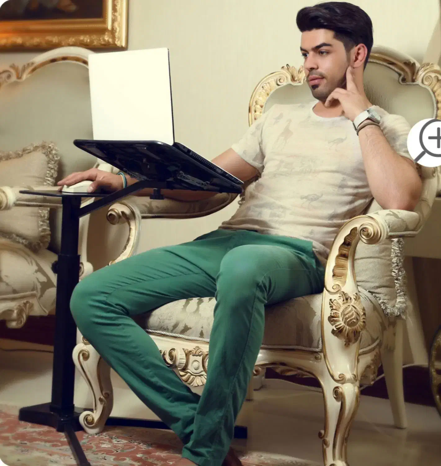 میز لب تاپ دارای فن خنک کننده|میز تحریر و کامپیوتر|خرمآباد (تنکابن), |دیوار