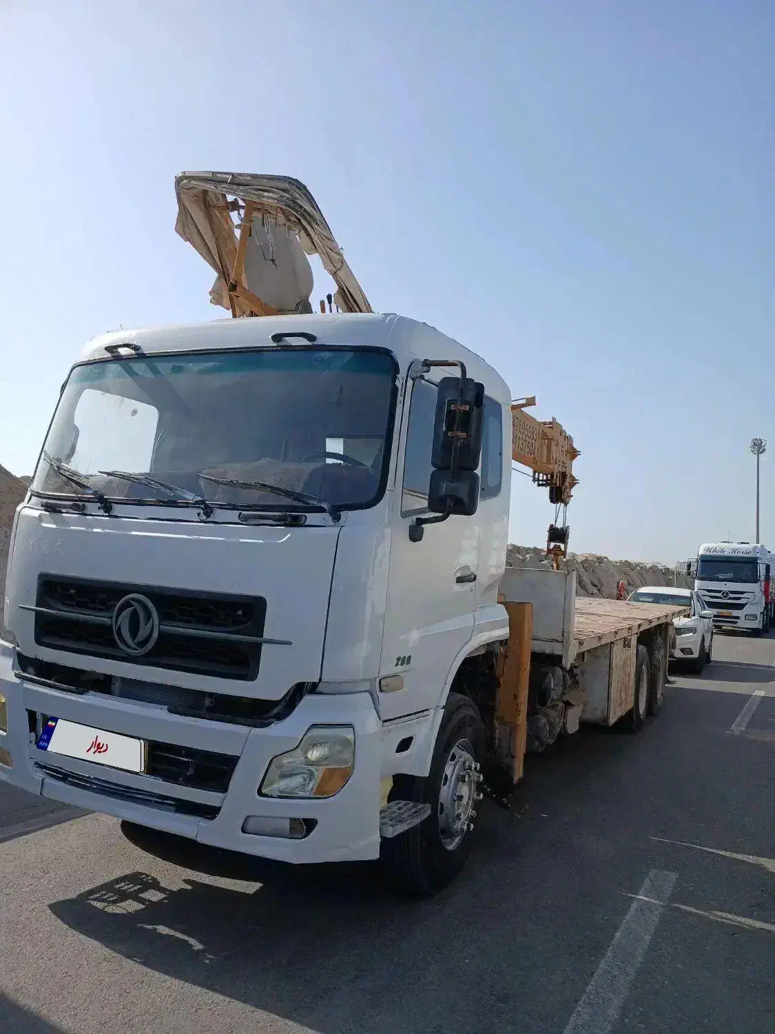 کامیون جرثیقلدار10تن|خودرو سنگین|کیش, |دیوار