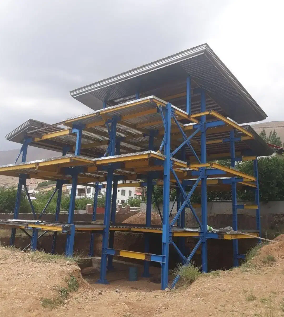 ساخت نصب اسکلت فلزی سوله ویلا خرپا سازه نگهبان|مصالح و تجهیزات ساختمان|ری, بازار آهن|دیوار