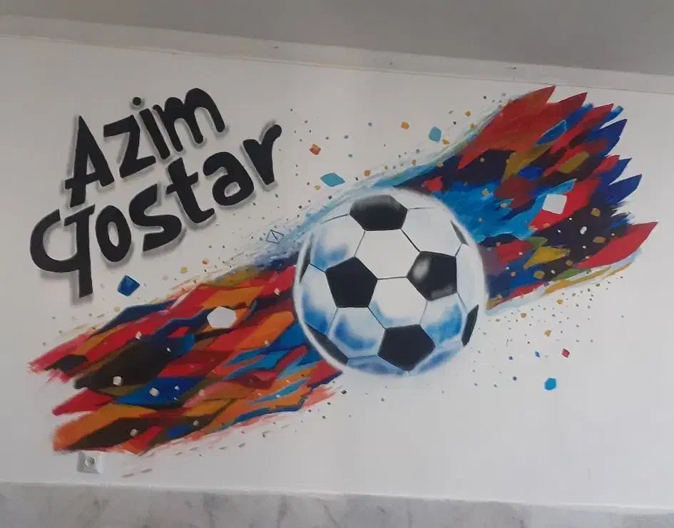 نقاشی دیواری و ساختمان و کارهای برجسته|خدمات پیشه و مهارت|نیشابور, هفده شهریور|دیوار