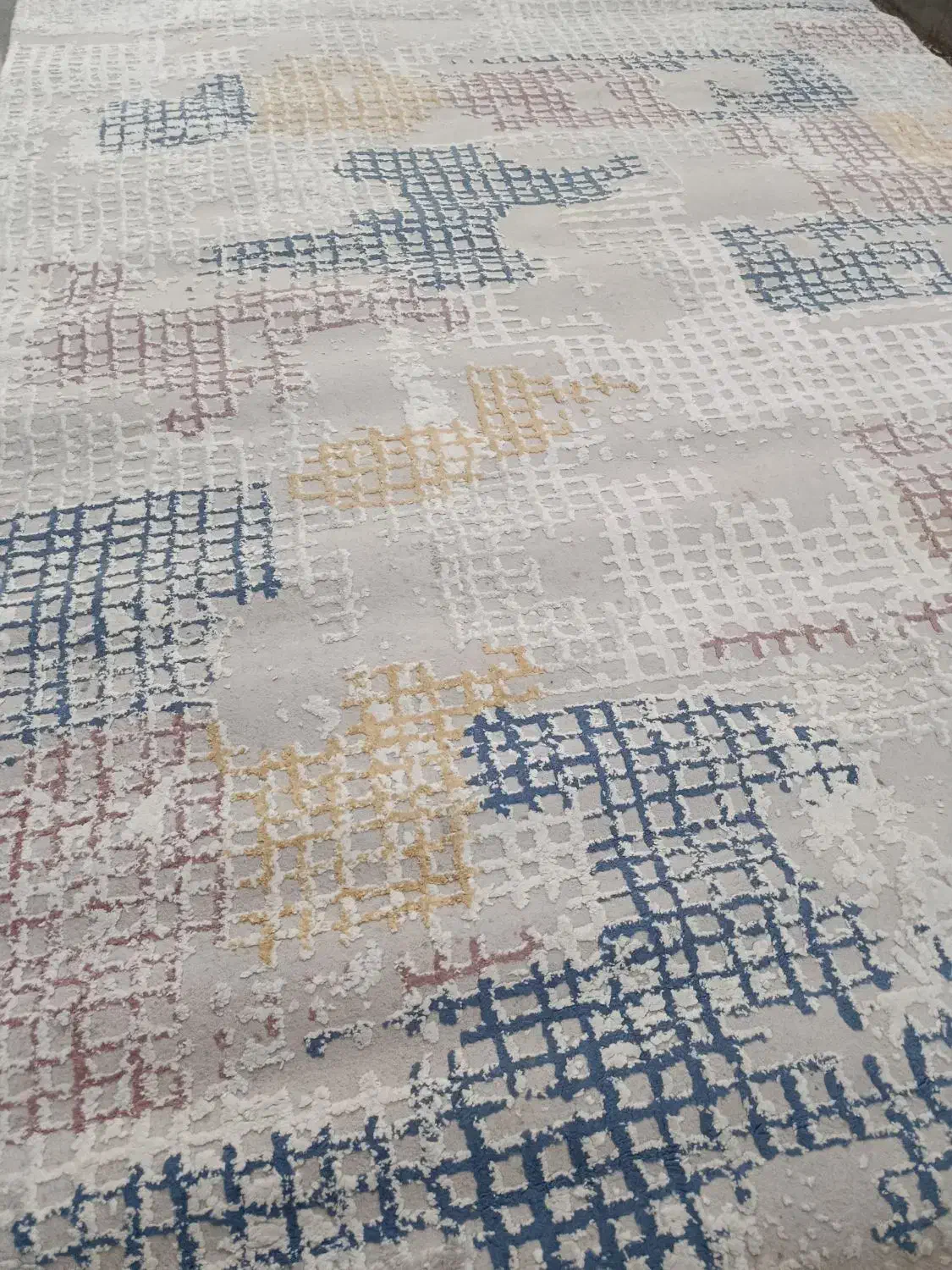 ۱جفت فرش ۹متری گل برجسته طرح وینتیج|فرش|پاکدشت, پاکدشت (مامازند)|دیوار