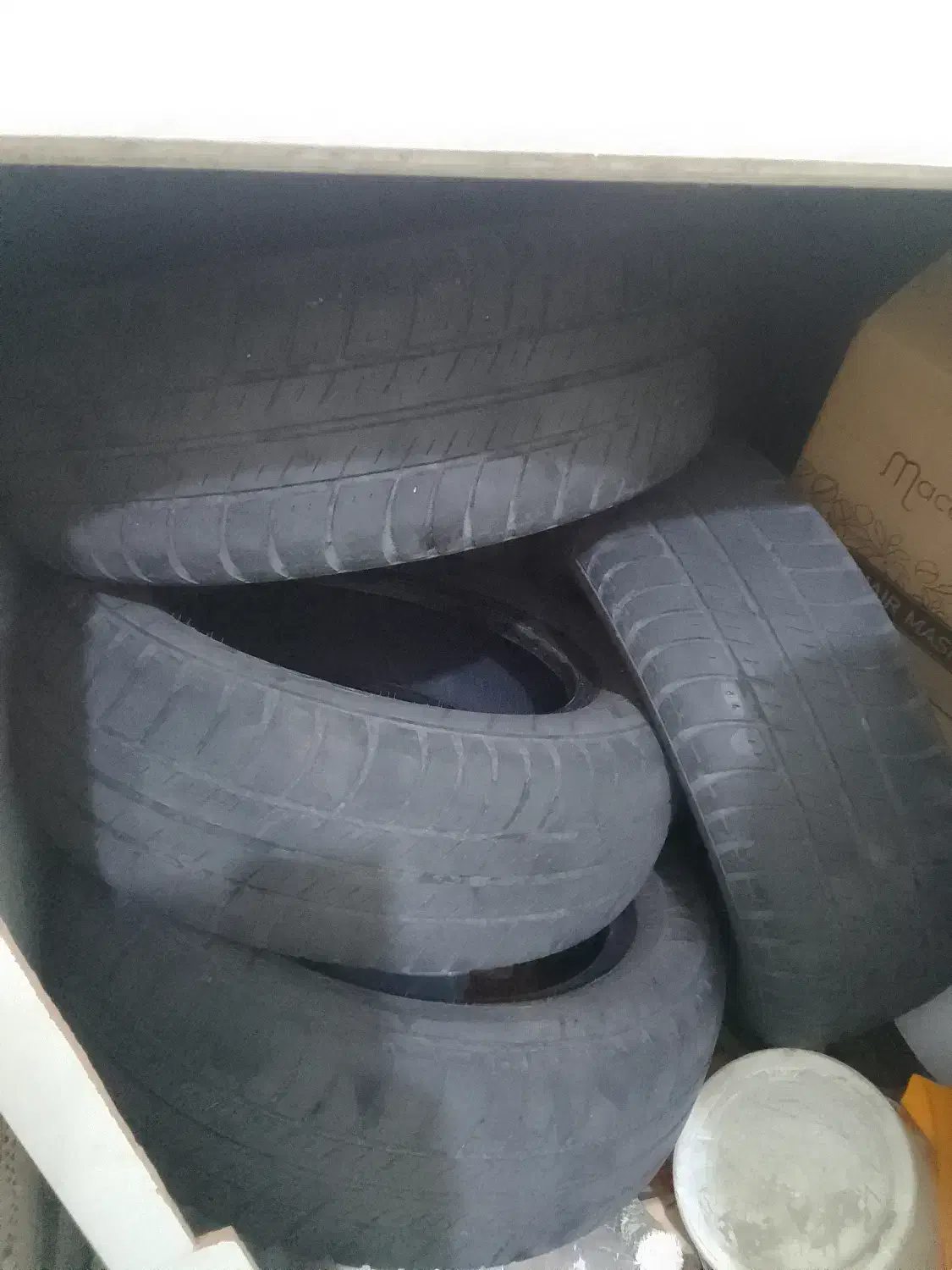 ۴ عدد لاستیک ۷۰درصد سالم|قطعات یدکی و لوازم جانبی|رشت, صفاری|دیوار