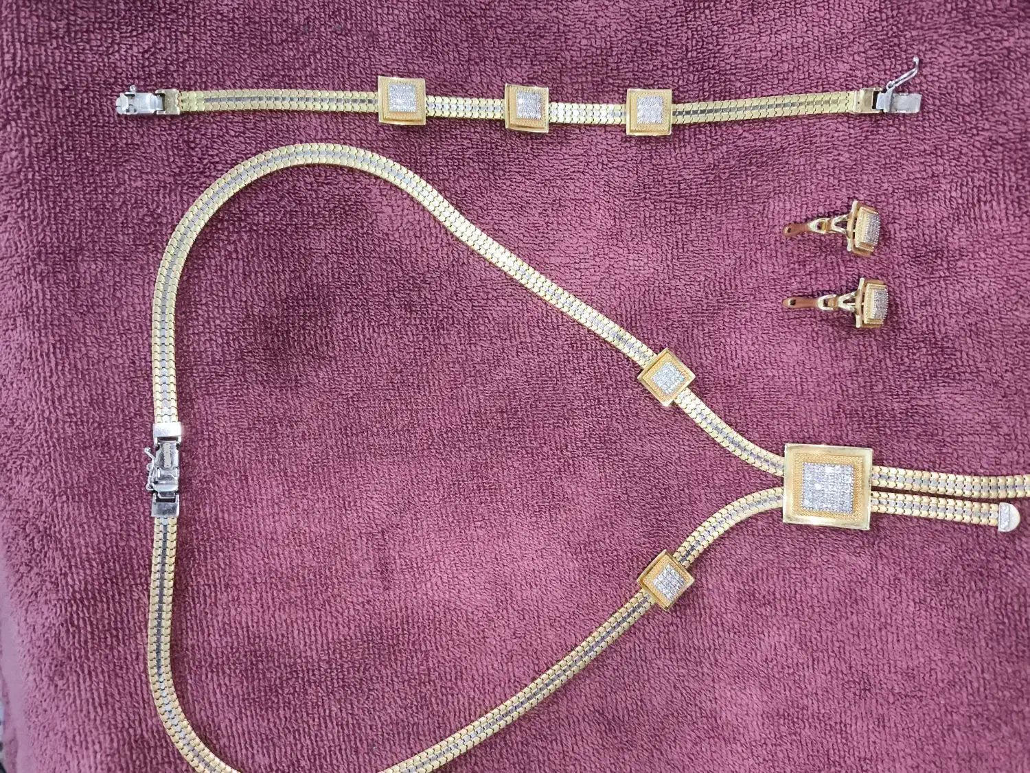 سرویس طلا دایموند اصل|جواهرات|اهواز, کوی فرهنگیان ۱|دیوار