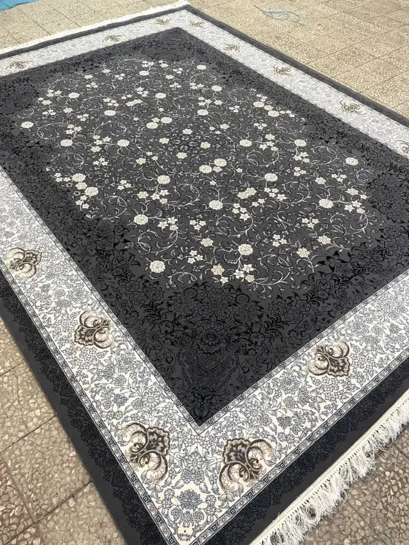 قالی فرش نگین زمرد کیفیت باور نکردنی|فرش|کرمان, |دیوار