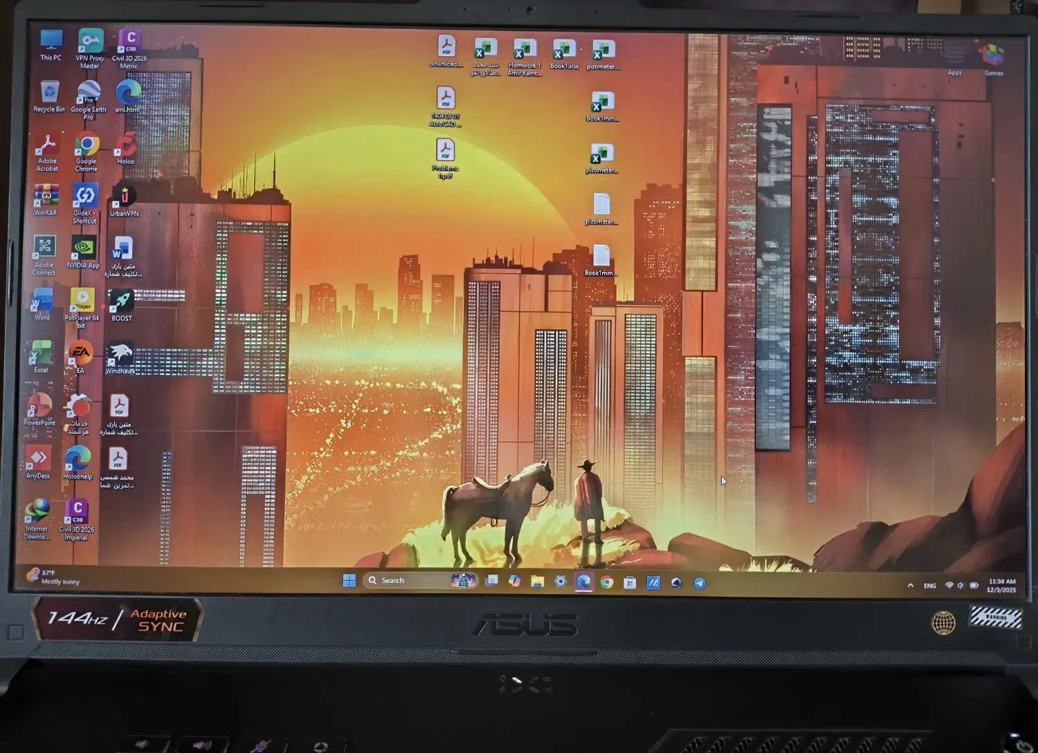 فروش لپ تاپ گیمینگ و مهندسی ایسوس تاف asus tuf|رایانه همراه|تهران, نیلوفر|دیوار