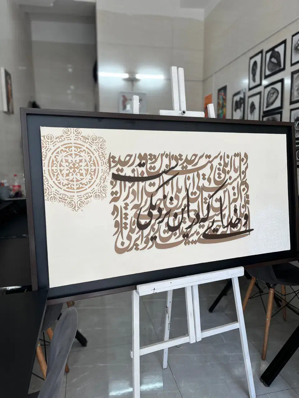 تابلوهای متن برجسته|تابلو، نقاشی، عکس|اسلامشهر, شهرک لاله|دیوار