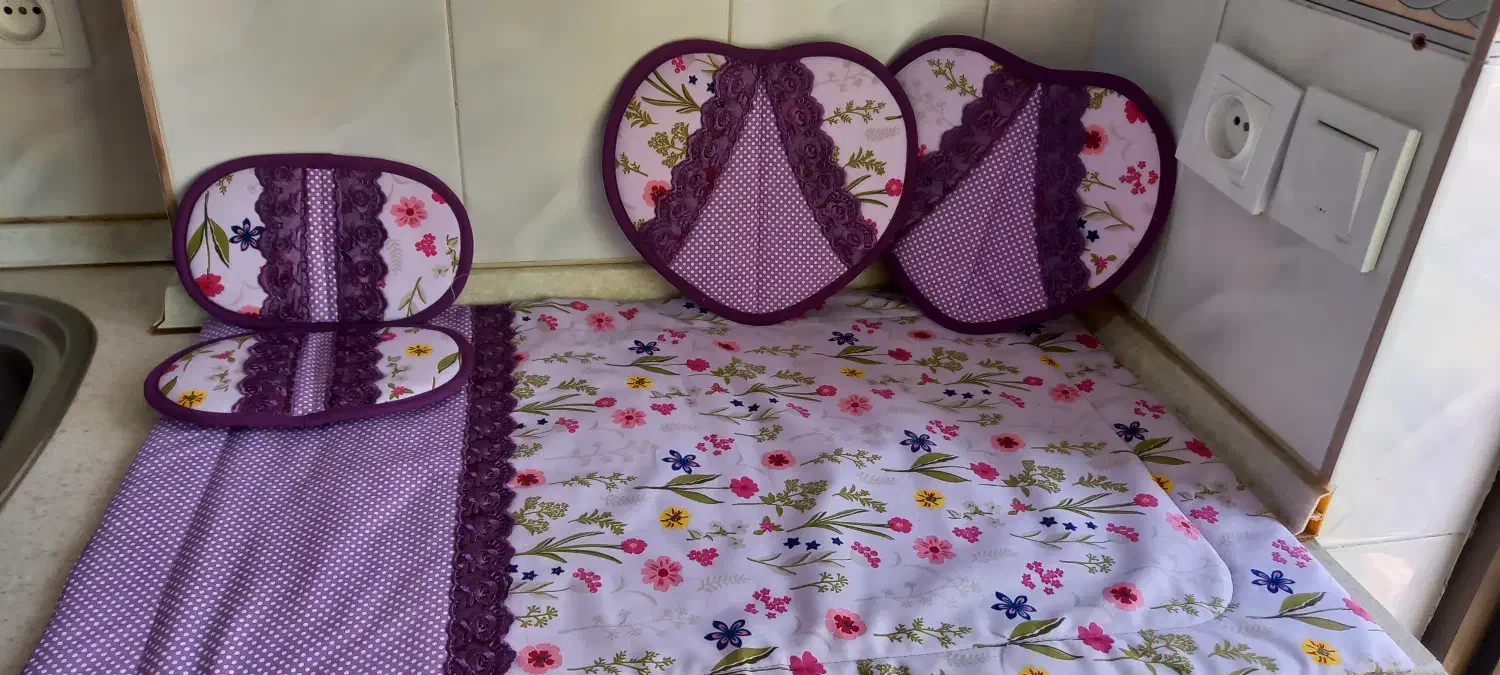 ست اشپزخونه|سفره، حوله، دستمال آشپزخانه|ساری, |دیوار