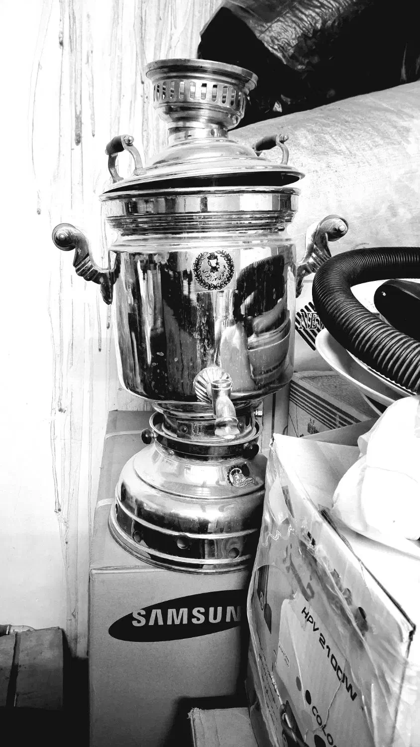 سماور گازی بزرگ و سماور برقی|سماور، چایساز، قهوهساز|سمنان, |دیوار