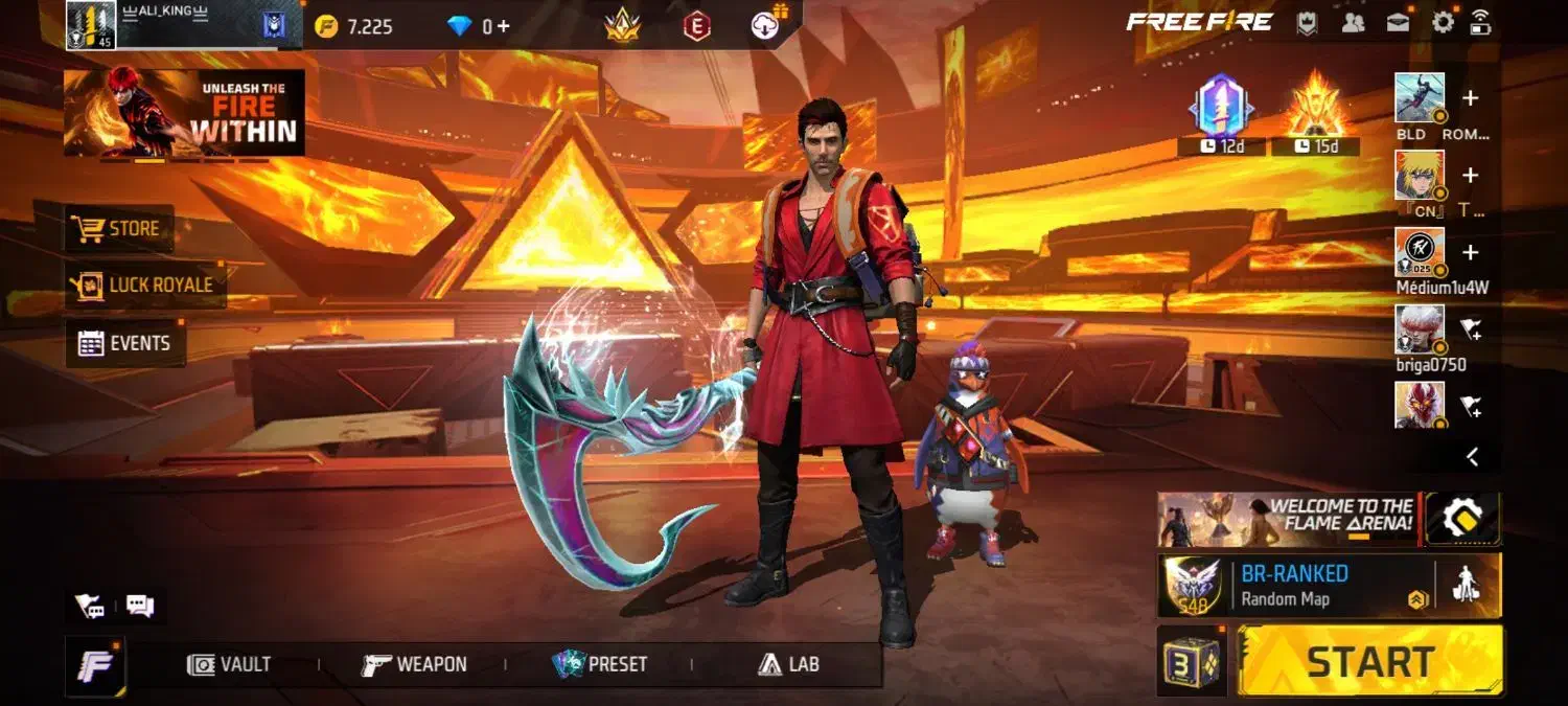 اکانت فری فایر|کنسول، بازی ویدئویی و آنلاین|صائین قلعه, |دیوار