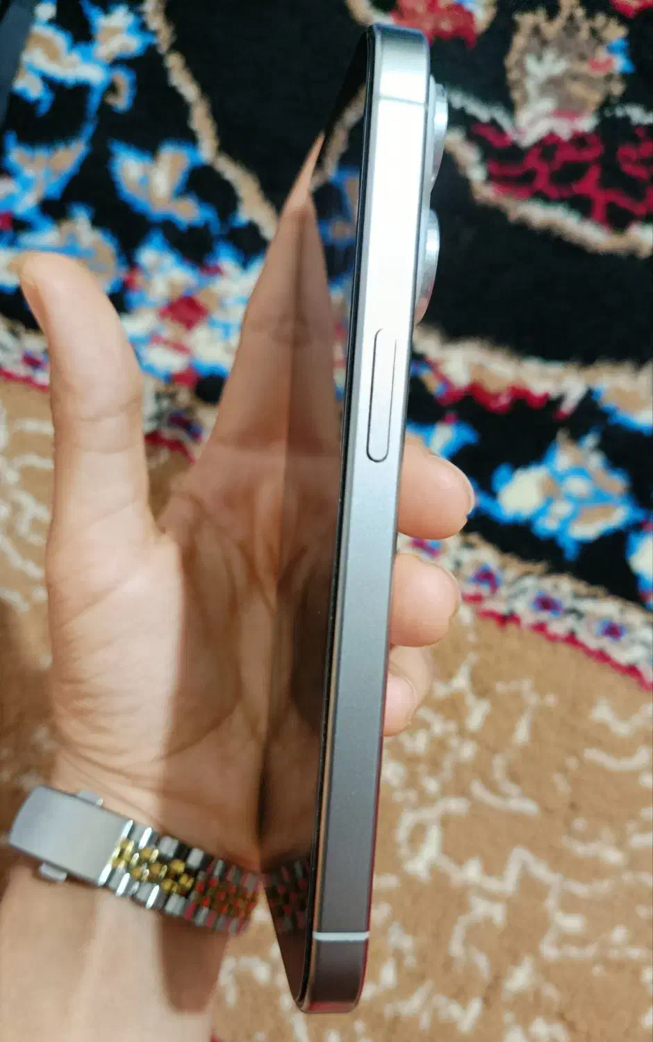 گوشی آیفون 15پرو سفید|موبایل|رامهرمز, |دیوار