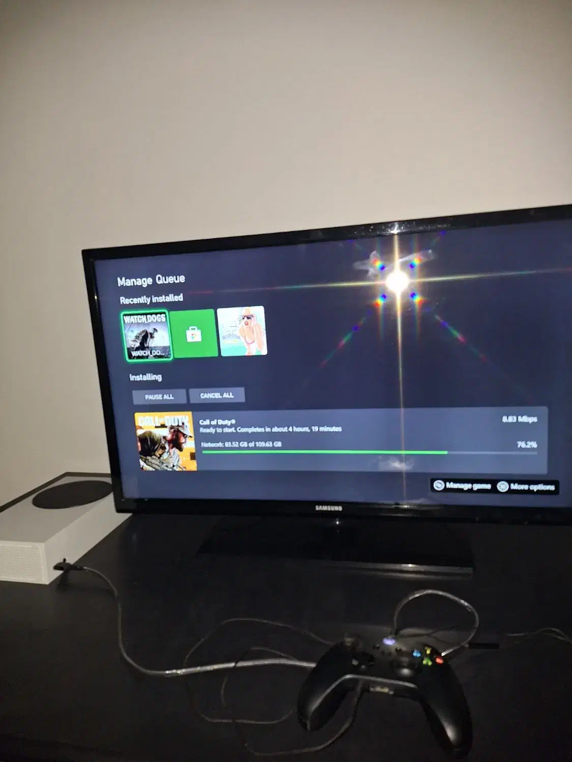 ایکسباکس سری اس با دسته مشکی|کنسول، بازی ویدئویی و آنلاین|قشم, |دیوار