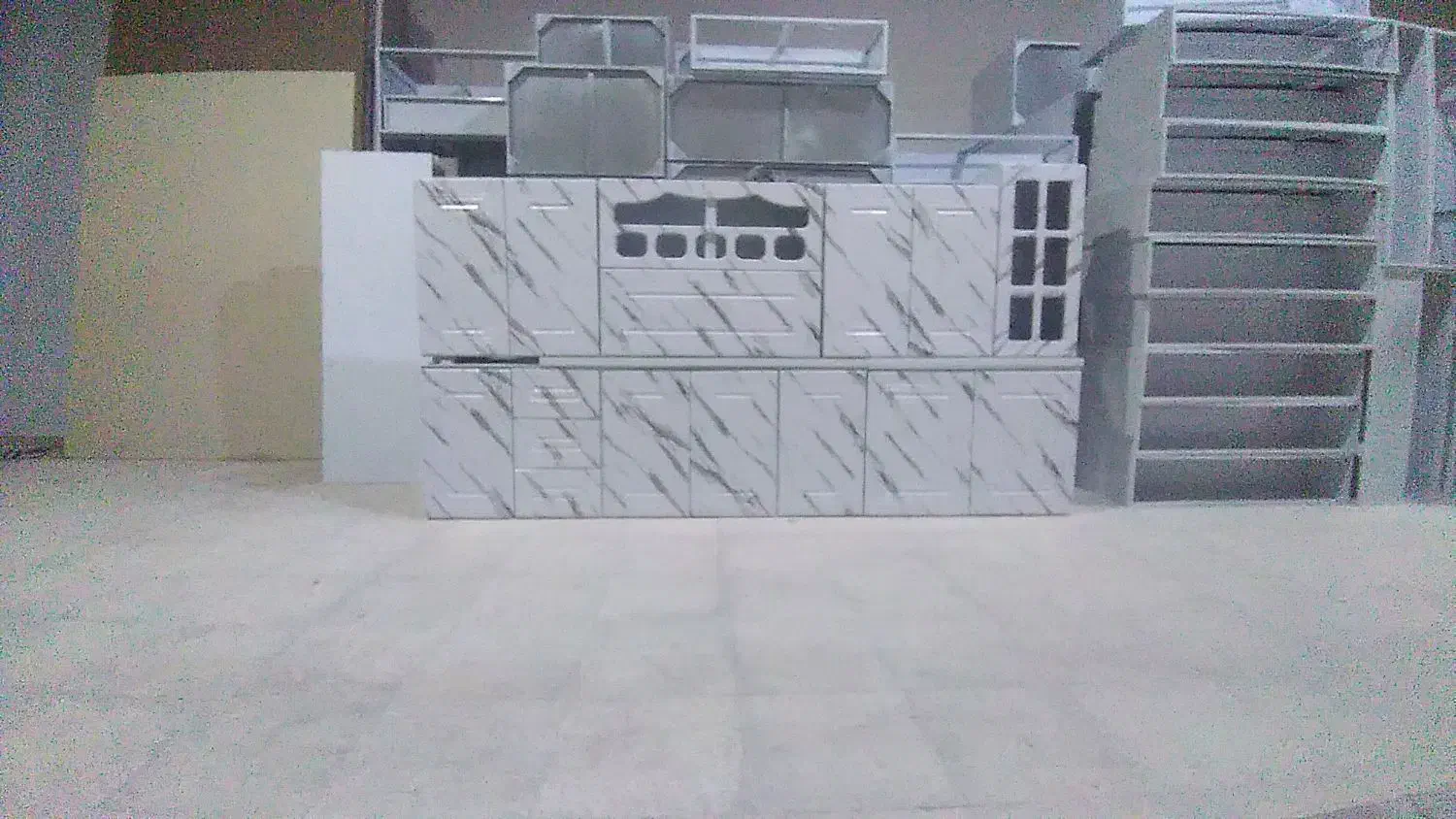 فروش کابینت پیش ساخته ب قیمت عمده ۳متری|آب‌چکان و نظم‌دهنده ظروف|اراک, |دیوار