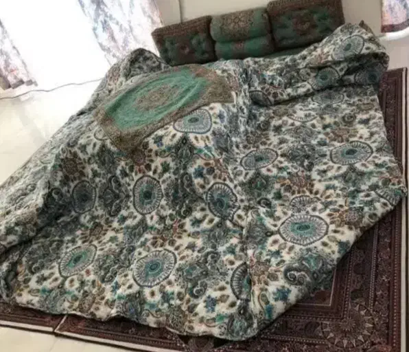 لحافکرسی شاندیز سنتی ماشیندوز قواره بزرگ|رختخواب، بالش، پتو|تهران, مولوی|دیوار
