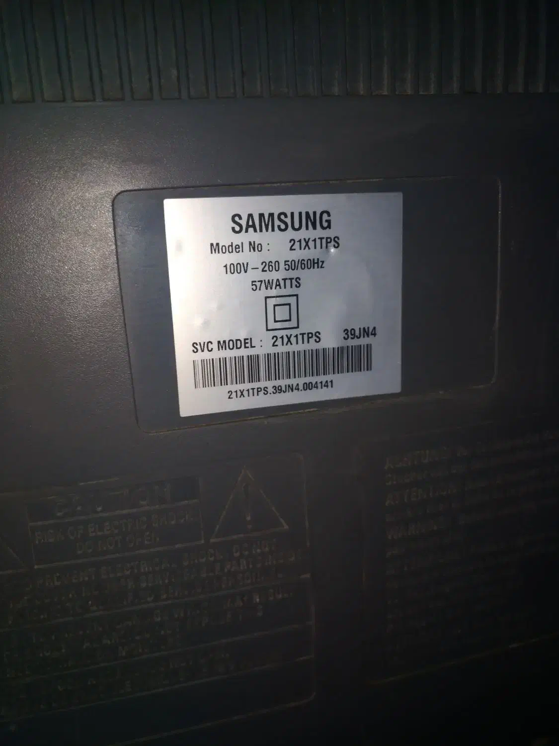 تلویزیون رنگی ۲۱ اینچ Samsung|تلویزیون و پروژکتور|جم, |دیوار