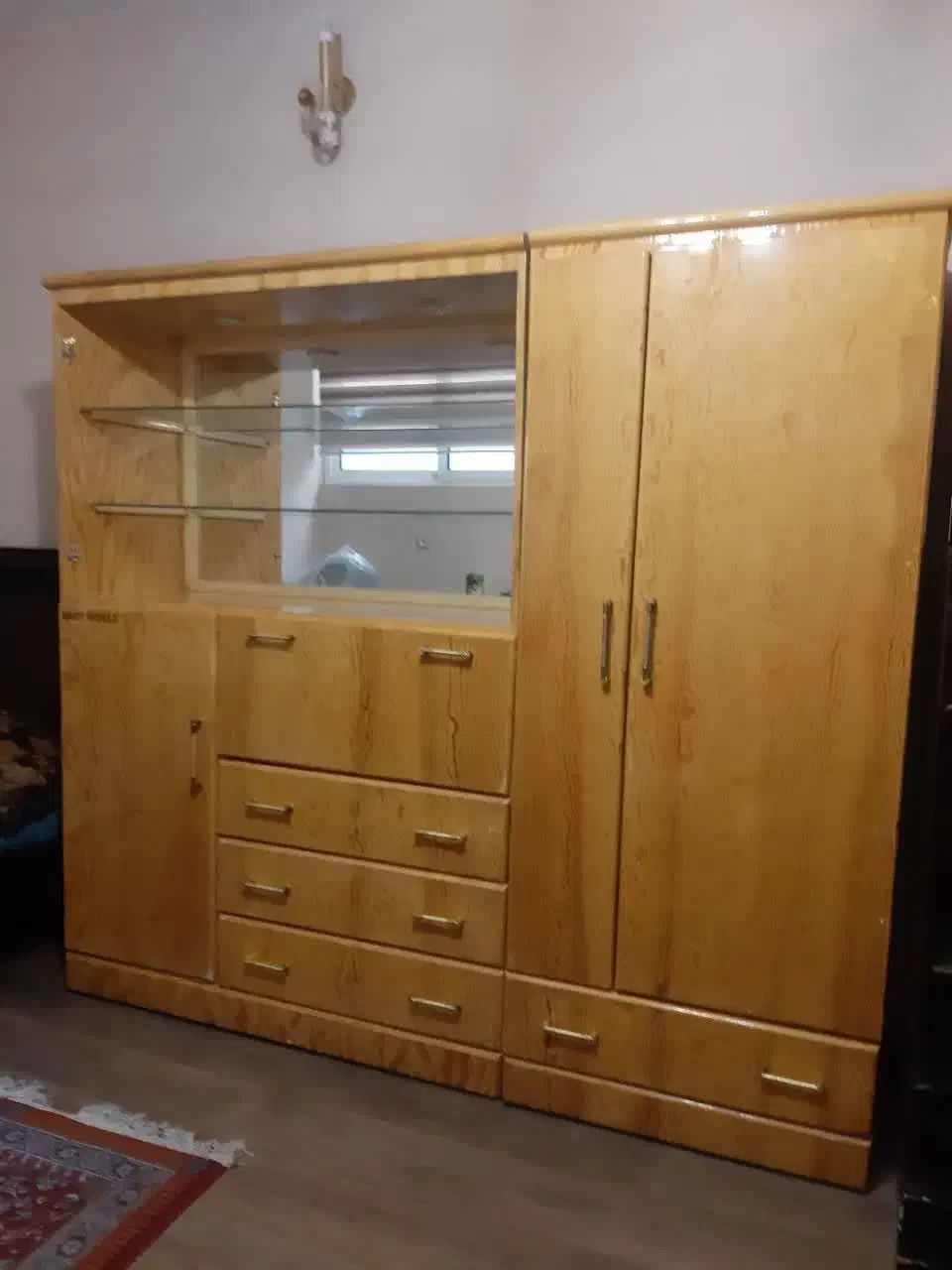 کمد و ویترین کودک ونوجوان چوبی|جاکفشی، کمد، دراور|اصفهان, آهنگران|دیوار