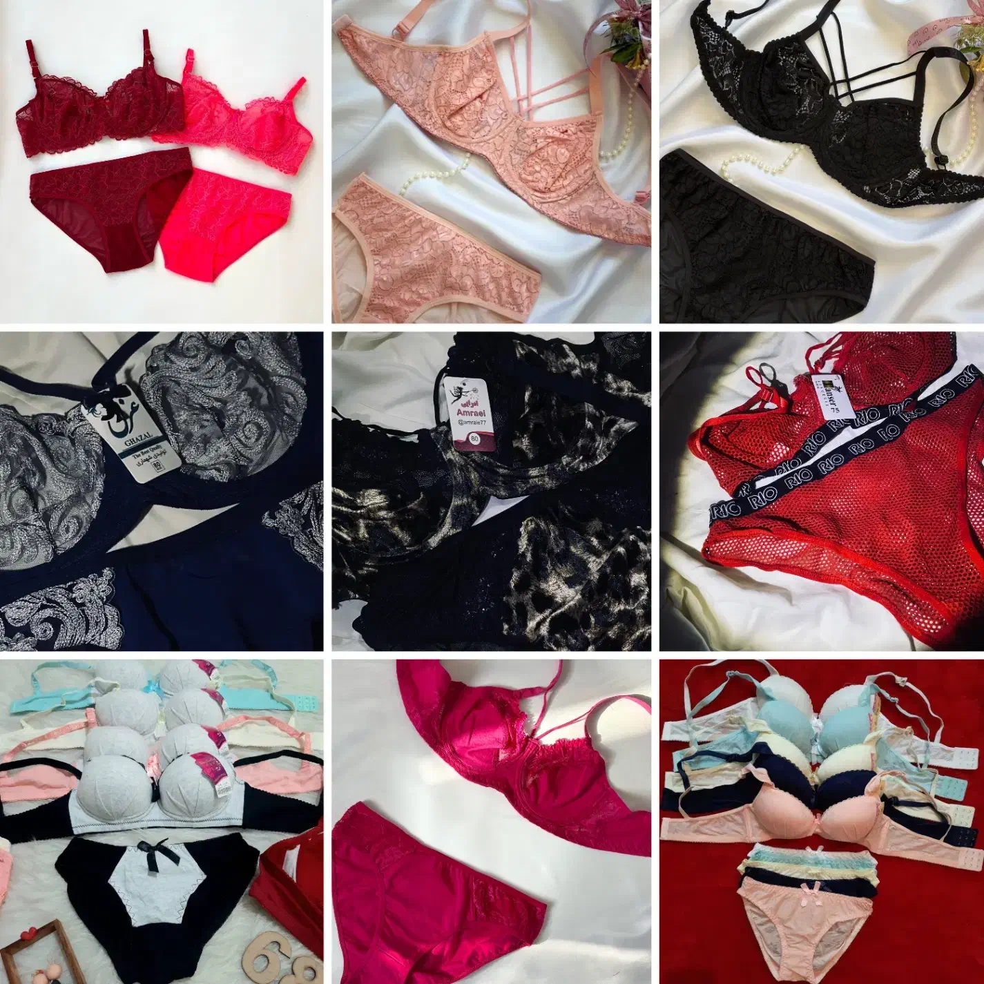 انواع ست لباس زیر دخترانه و زنانه با قیمت مناسب|لباس|رامهرمز, |دیوار