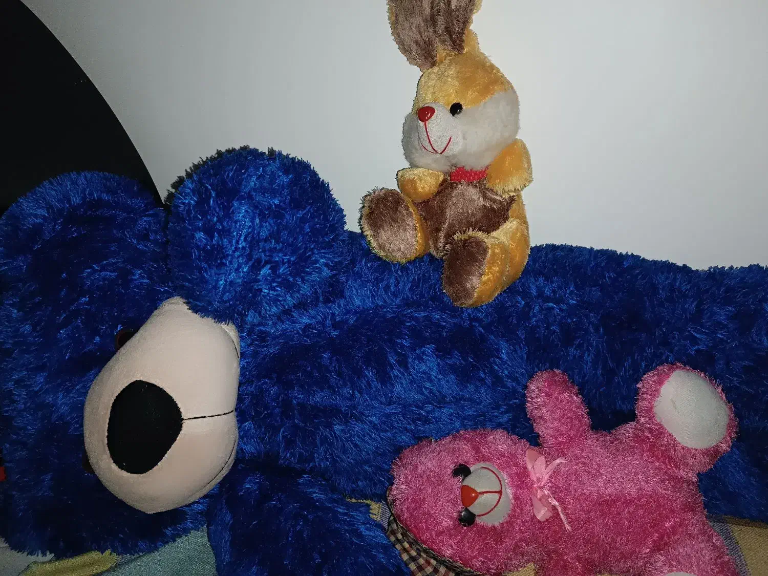 سه عدد عروسک|اسباب‌‌بازی|بم, |دیوار