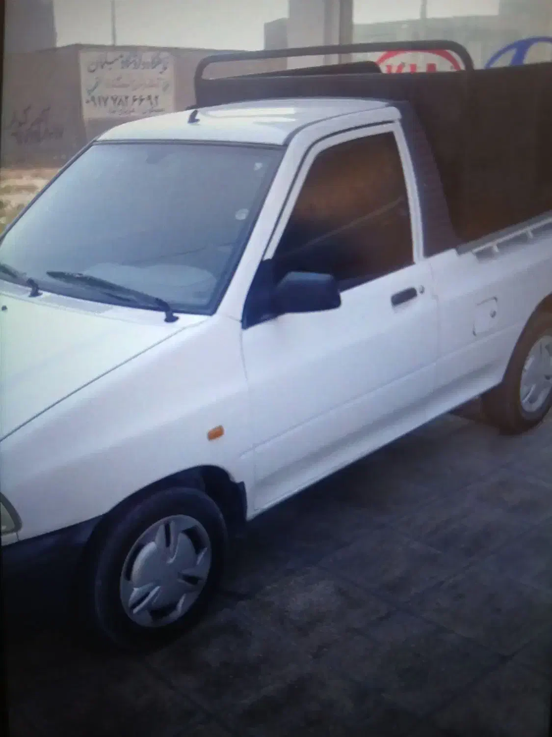 پراید وانت یک گلگیر رنگ شاسی پلم|خودرو سواری و وانت|لامرد, |دیوار