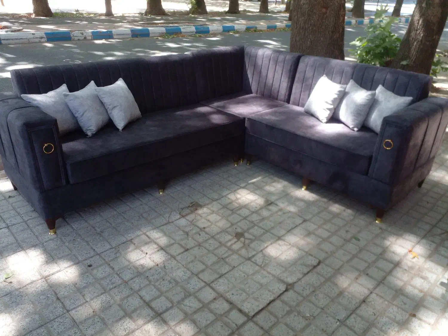 راحتی ال در حد نو|مبلمان خانگی و میز عسلی|تویسرکان, |دیوار