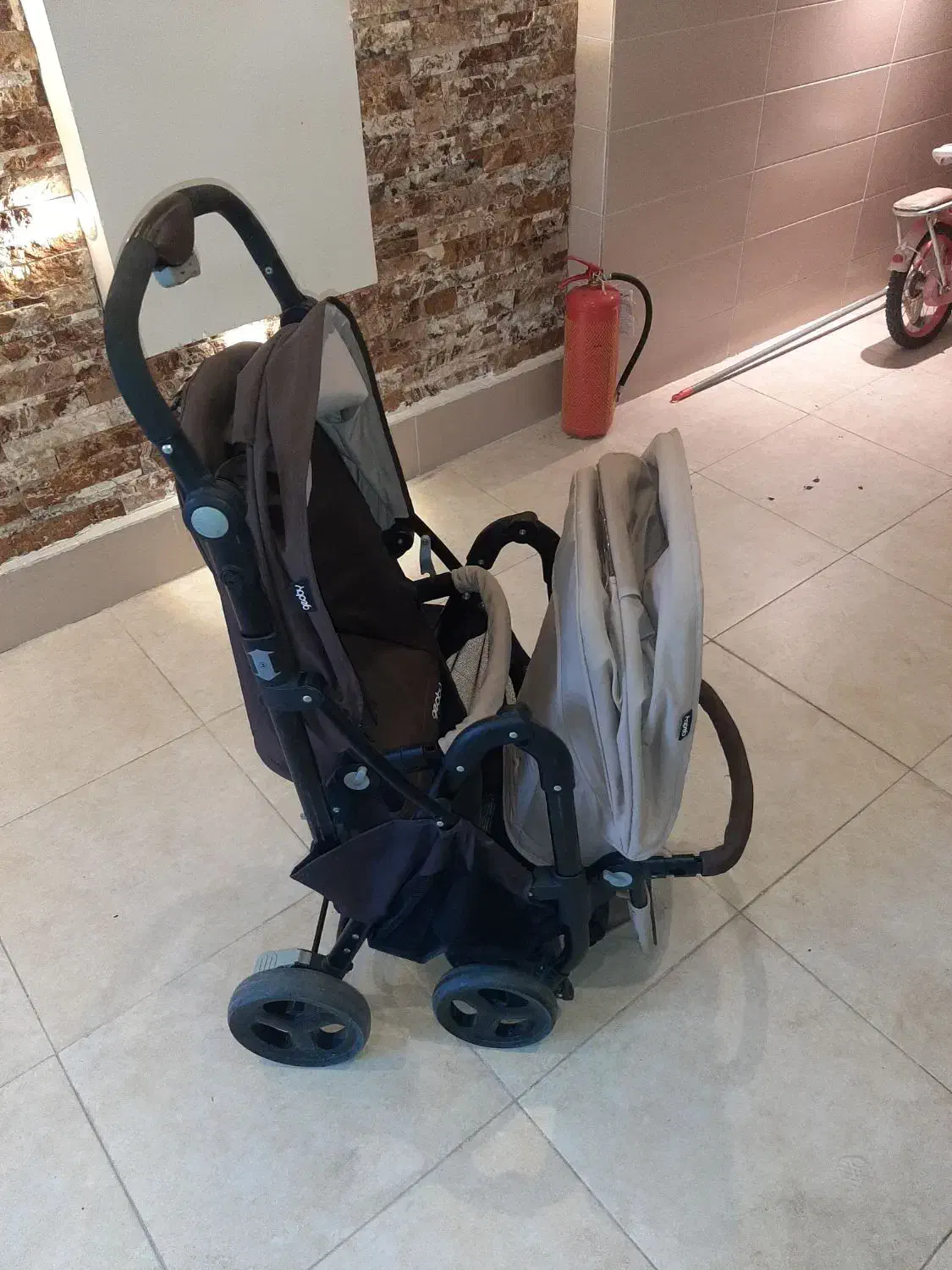 کالسکه دوقلو geoby|کالسکه و لوازم جانبی|مراغه, |دیوار