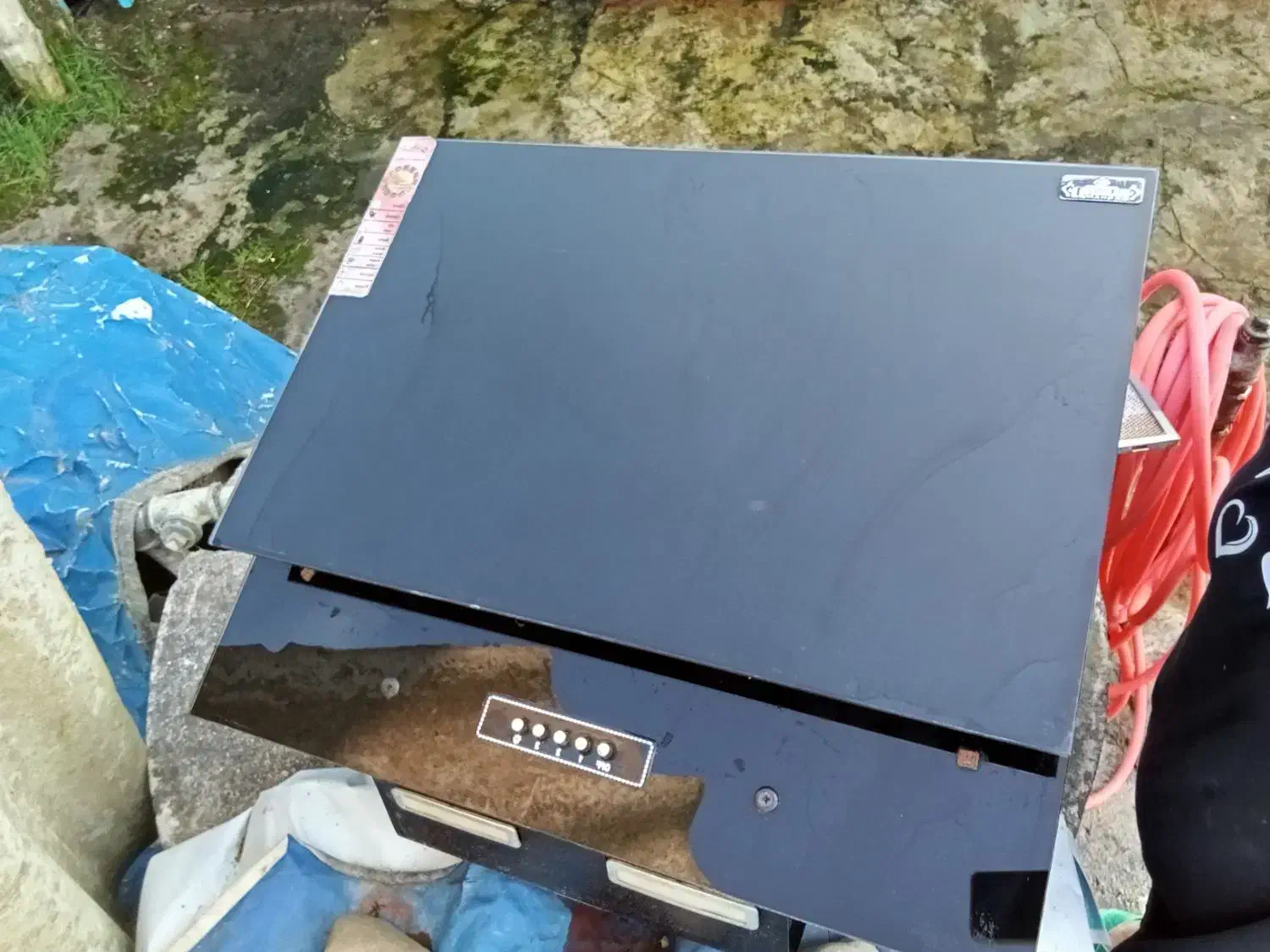 هود رهام.گاز 4شعله و سینک دو لگن الماس|اجاق گاز و لوازم برقی پختوپز|رشت, لاکان|دیوار