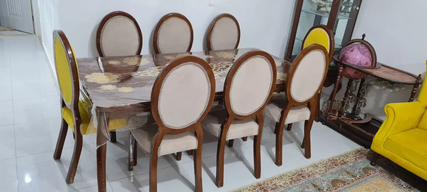 میز ناهارخوری ۸ نفر مدرن|میز و صندلی غذاخوری|تربت جام, مطهری|دیوار