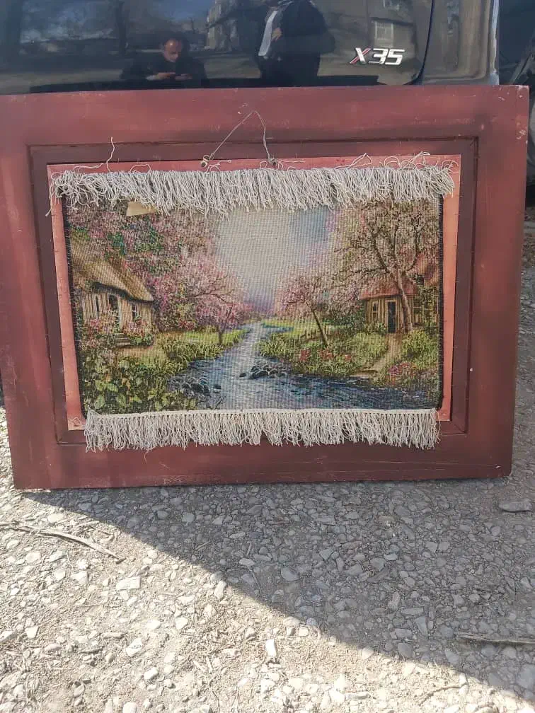 تابلو فرش و تابلو اصفهان|تابلو فرش|ری, صفاییه (چشمه علی)|دیوار