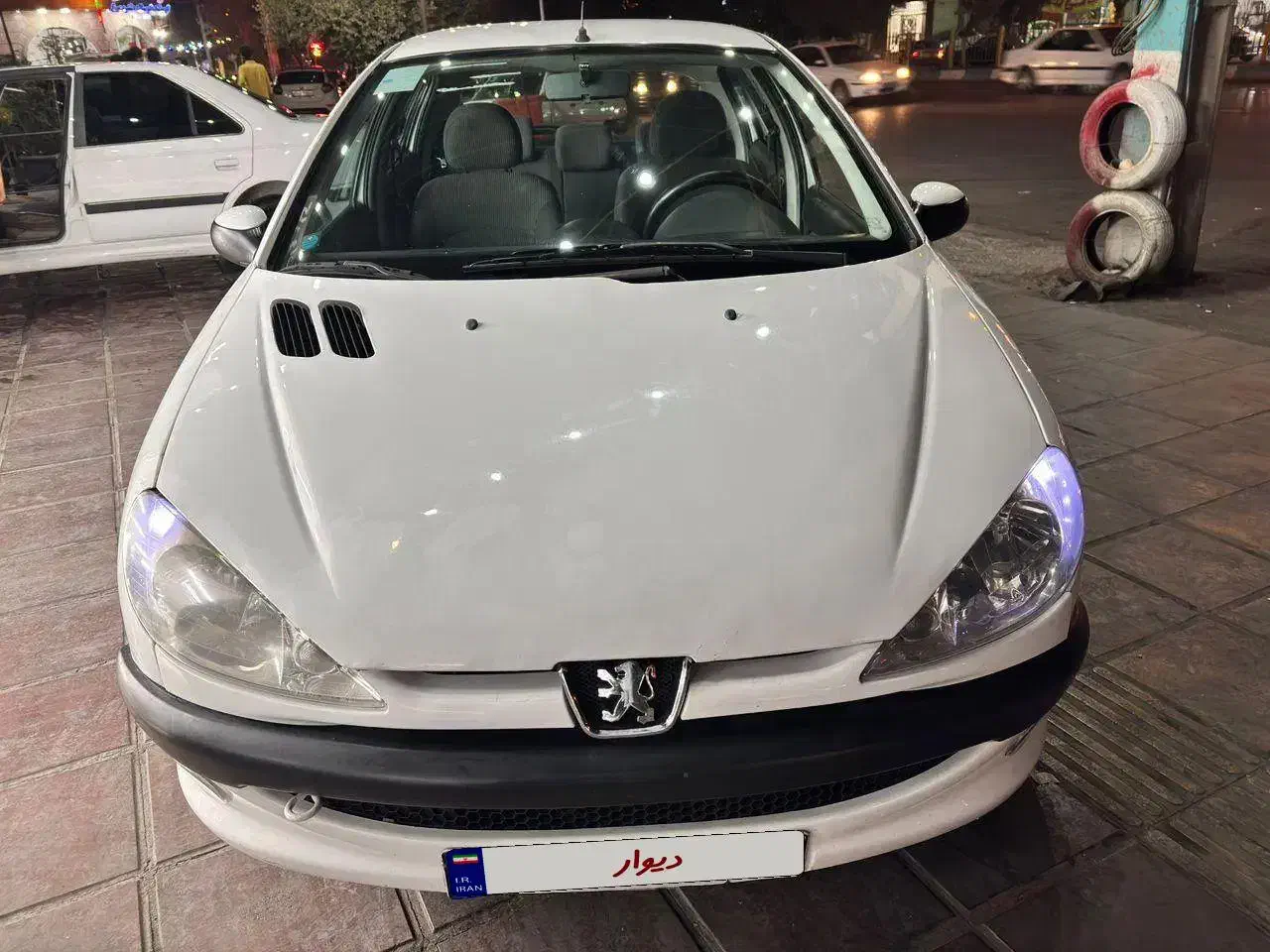 پژو206 تیپ 5 سفید مدل 96|خودرو سواری و وانت|یزد, |دیوار